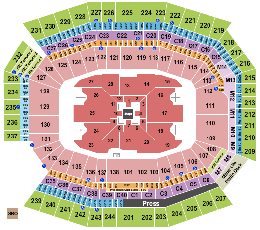 Lincoln Financial Field Shane Gillis Seating Chart
